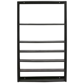 Nordal Zaros Wandregale 100 cm, Schwarzes Mangoholz