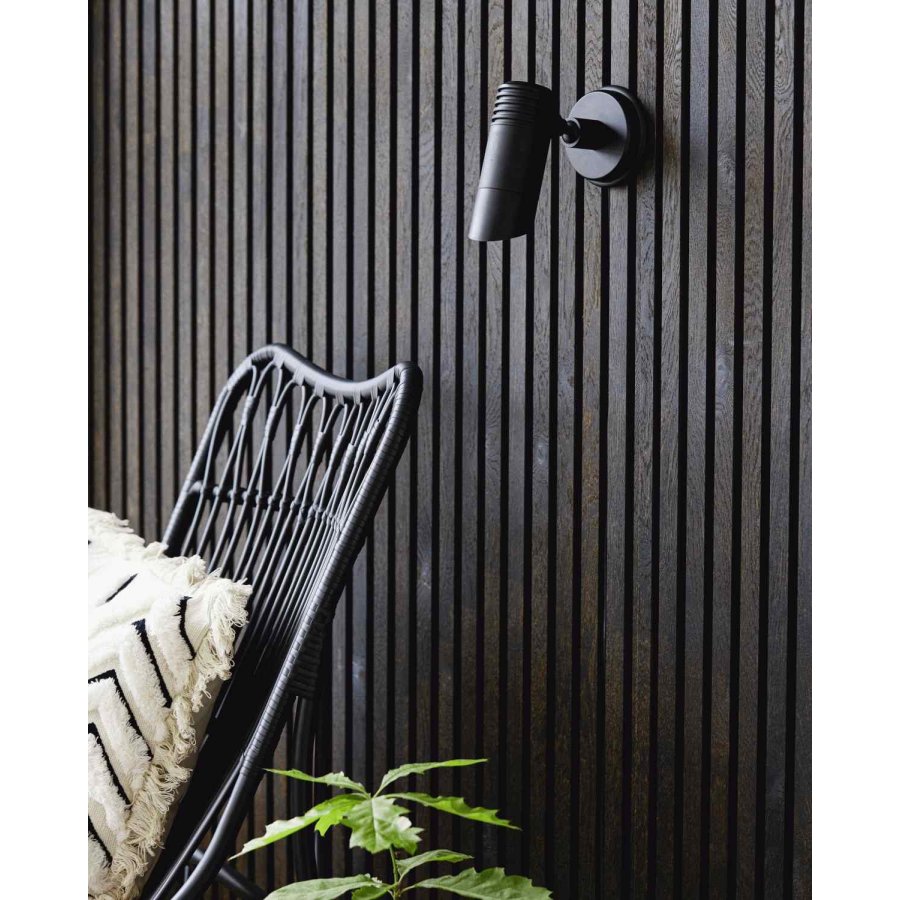 Nordal Bragi Wandleuchte 20cm, Schwarz