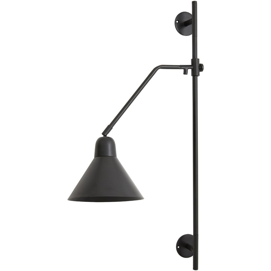 Nordal Buck Wandleuchte 82 cm, Schwarz