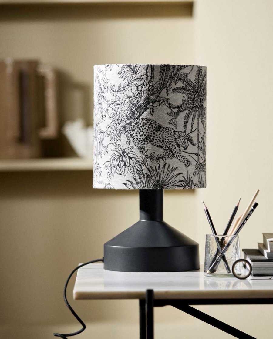 Nordal Silva Bordlampe H42 cm, Mat Sort
