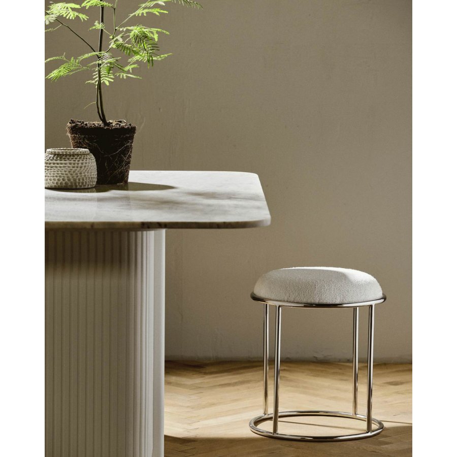 Nordal Komati Hocker H47cm, Ivory