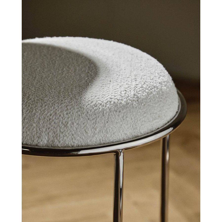 Nordal Komati Hocker H47cm, Ivory