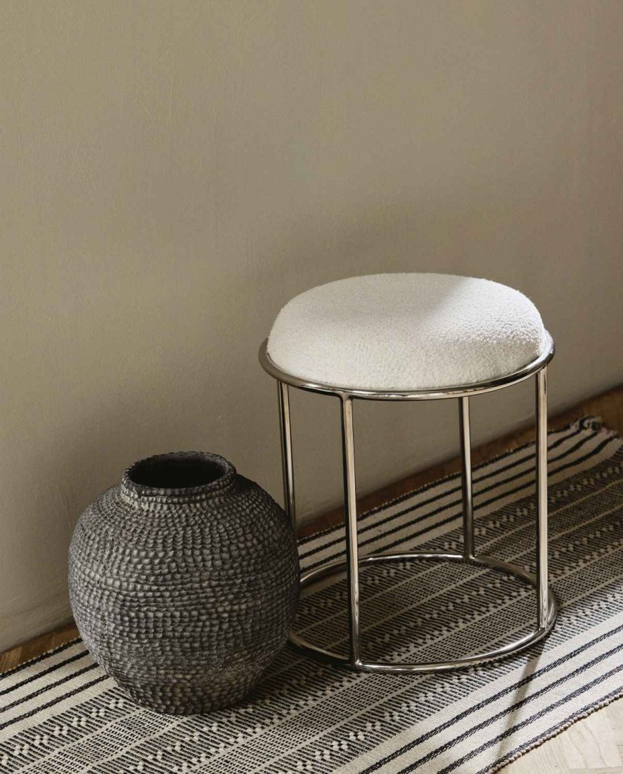 Nordal Komati Hocker H47cm, Ivory