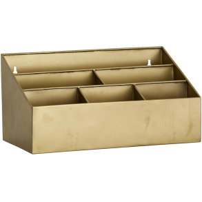 Nordal Adasi Opbevaringskurv 40 cm, Guld