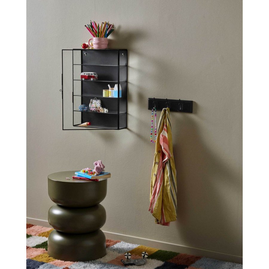 Nordal Ada Wandschrank 50x35 cm, Schwarz