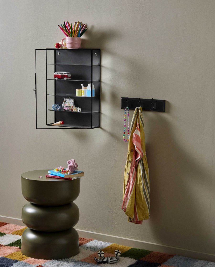 Nordal Ada Wandschrank 50x35 cm, Schwarz