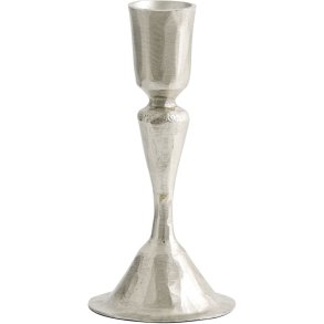 Nordal Imra Lysestage H13 cm, Antik S�lvfinish