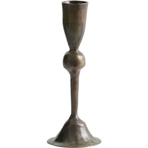 Nordal Ilda Lysestage H15,5 cm, Antik Messingfinish