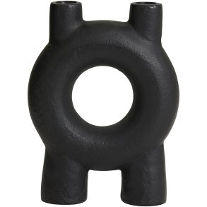 Nordal Oja Kerzenhalter H20,5 cm, Schwarz