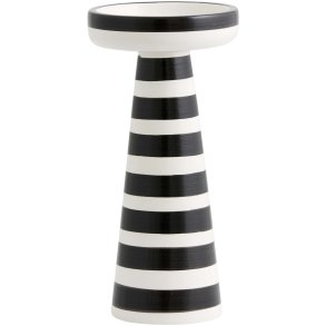 Nordal Cumo Kerzenhalter H18,5 cm, Schwarz/Wei