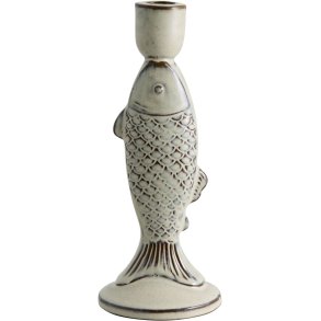 Nordal Pisculum Lysestage H24,5 cm, Elfenben