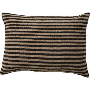 Nordal Nero Kissenbezug 48x68 cm, Schwarz/Braun