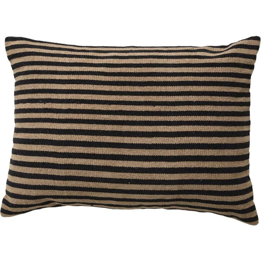 Nordal Nero Kissenbezug 48x68 cm, Schwarz/Braun
