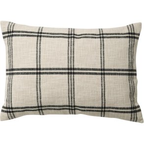 Nordal Elva Kissenbezug 48x68 cm, Ivory/Sort