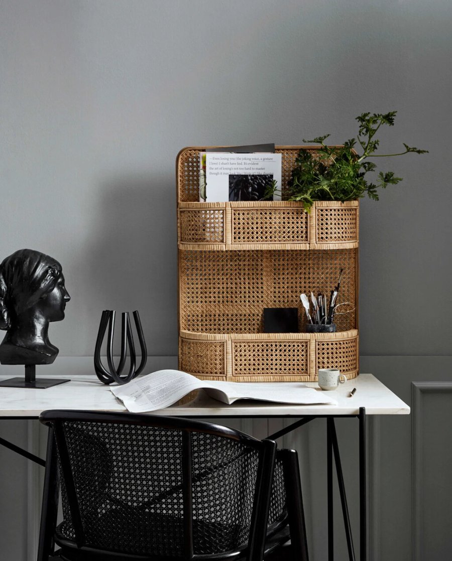 Nordal Lucca Regal 55 cm, Rattan