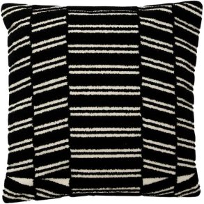 Nordal Beid Kissenbezug 48x48 cm, Cremewei/Schwarz