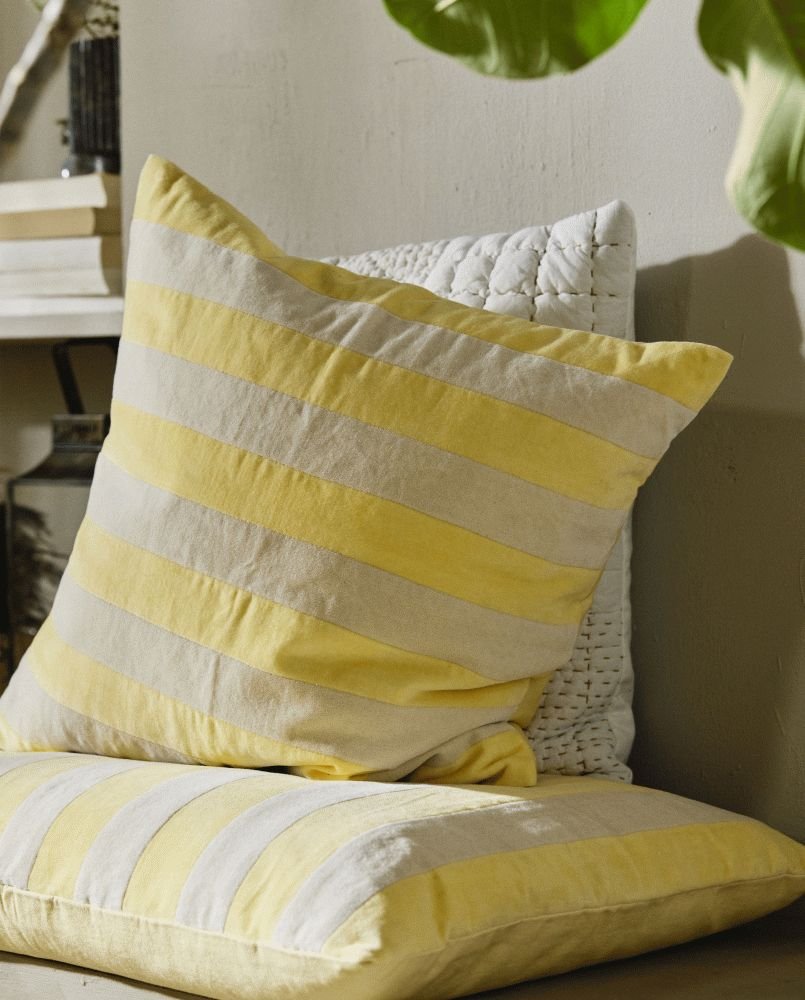 Nordal Alhena Kissenbezug 48×48cm, Ivory/Gul