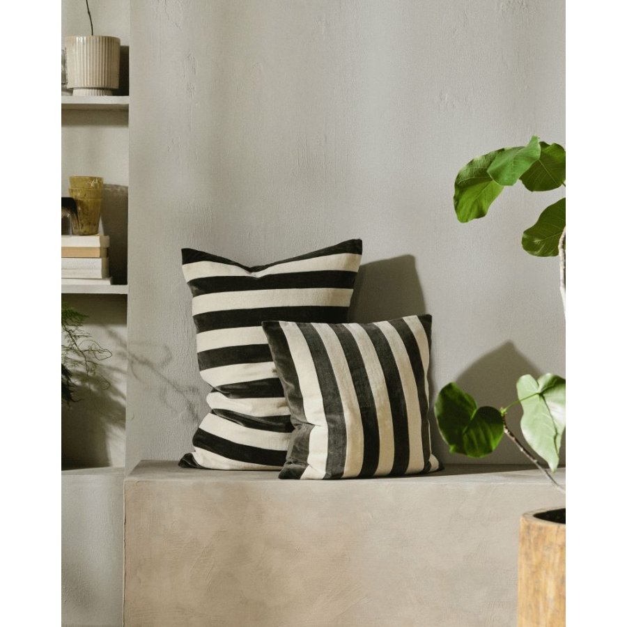 Nordal Alhena Kissenbezug 48×48cm, Elfenbein/Grün