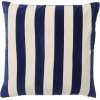 Nordal Alhena Kissenbezug 48×48cm, Elfenbein/Blau
