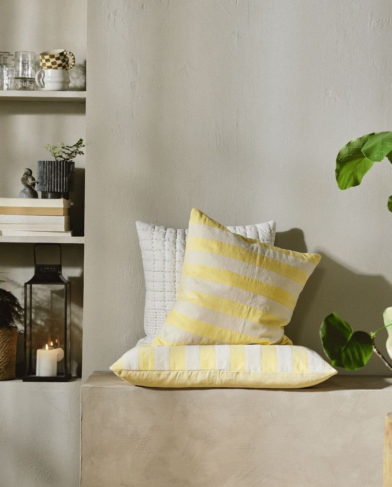 Nordal Alhena Kissenbezug 48×68cm, Ivory/Gul