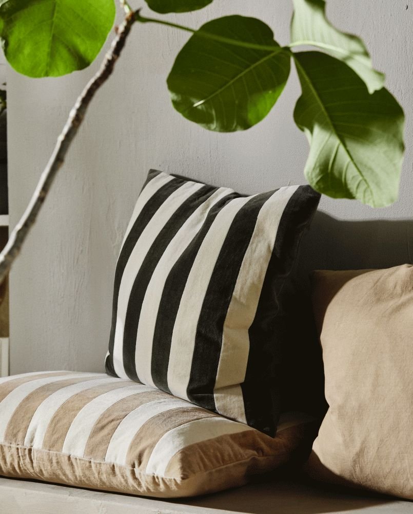 Nordal Alhena Kissenbezug 48×68cm, Ivory/Beige