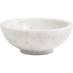 Nordal Marble Skål Ø13 cm, Hvid