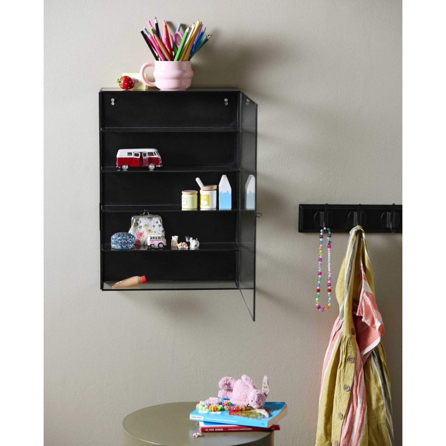 Nordal Edgy Wandgarderobe 30 cm, Schwarz