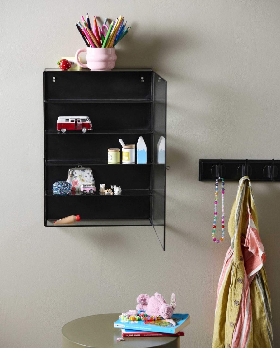 Nordal Edgy Wandgarderobe 30 cm, Schwarz