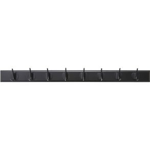 Nordal Edgy Wandgarderobe 90 cm, Schwarz