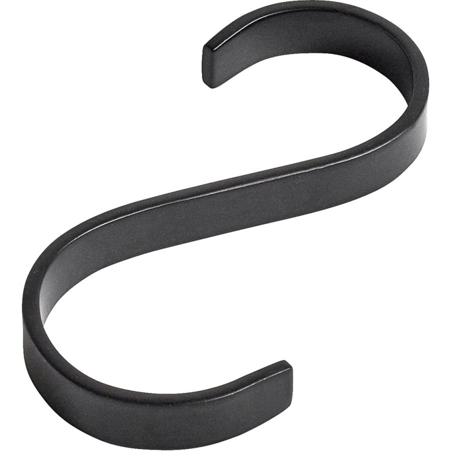 Nordal S-Haken 10 cm, Schwarz