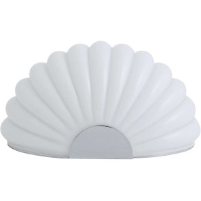 Nordal Chia Tischlampe 27,5 cm, Chrom/Wei