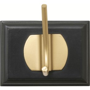 Nordal Edgy Hakenleiste 10cm, Schwarz