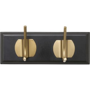 Nordal Edgy Hakenleiste 20cm, Schwarz