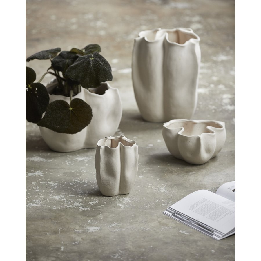 Nordal Isabela Vase H36,5 cm, Creme