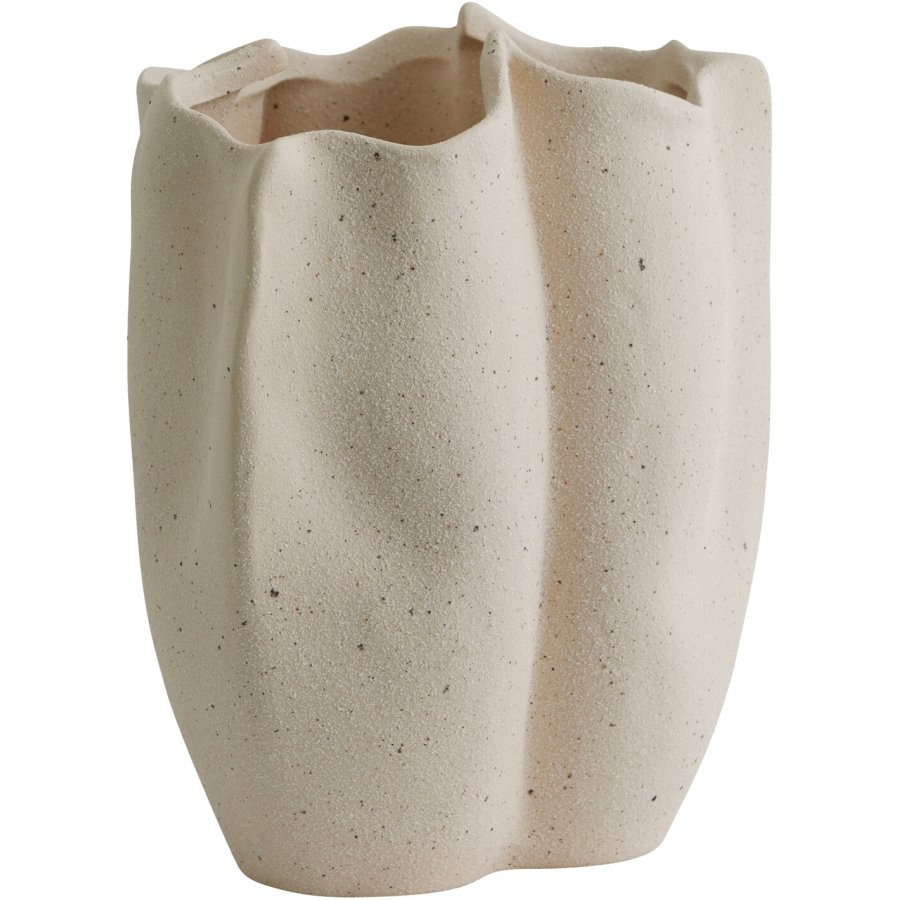 Nordal Isabela Vase H19 cm, Creme