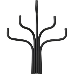 Nordal Weno Garderobenleiste 26,5x32 cm, Schwarz