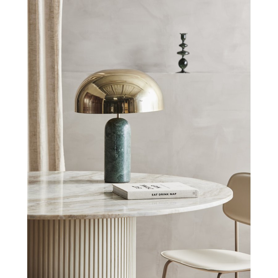 Nordal Atlas Bordlampe H49 cm, Grn/Guld