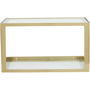 Nordal Nera Hylde/Sengebord 36 cm, Guld