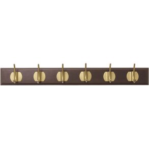 Nordal Edgy Hakenleiste 60cm, Dunkelbraun