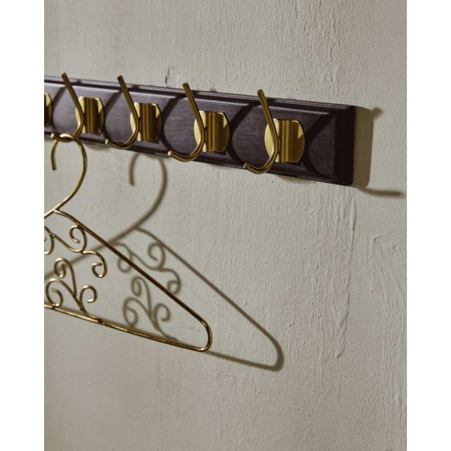 Nordal Edgy Hakenleiste 90cm, Dunkelbraun