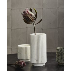 Nordal Loon Vase H24 cm, Hvid