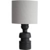 Nordal Loke Tischlampe H61 cm, Schwarz/Grau