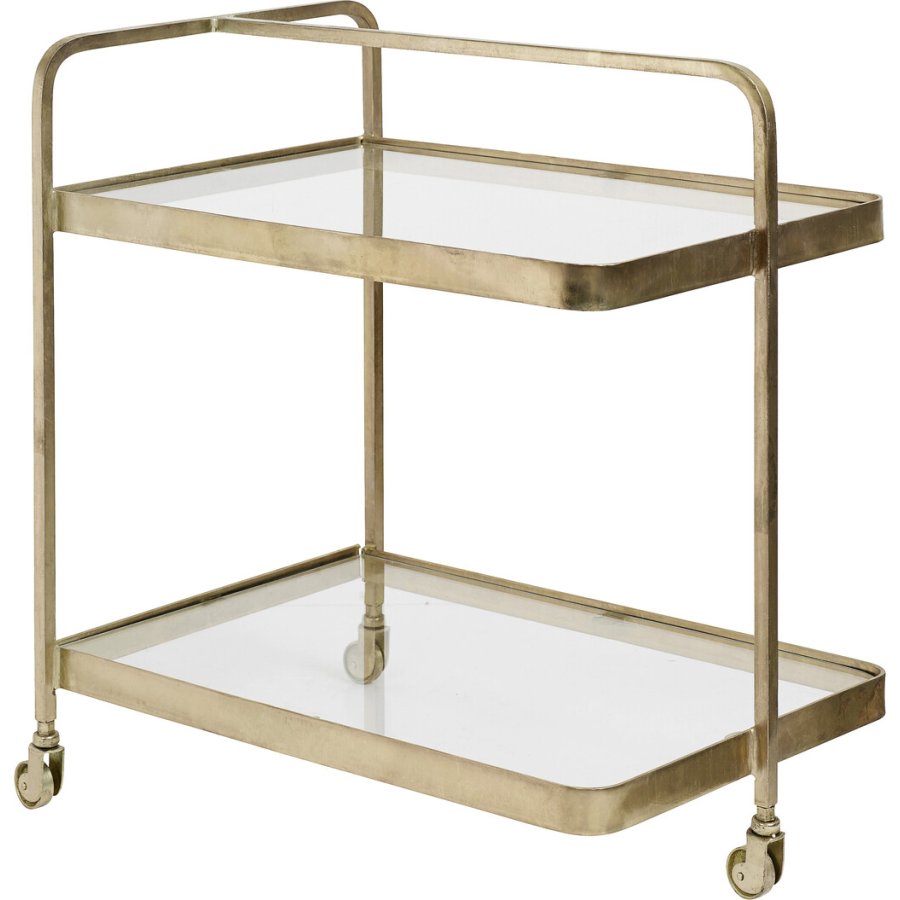 Nordal Trolley Rullebord H75 cm, Messing