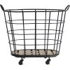Nordal Downtown Trdkurv m. Hjul H73 cm, Sort