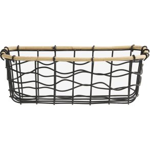 Nordal Hana Opbevaringskurv H24 cm, Sort