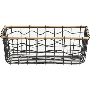 Nordal Hana Opbevaringskurv H30 cm, Sort