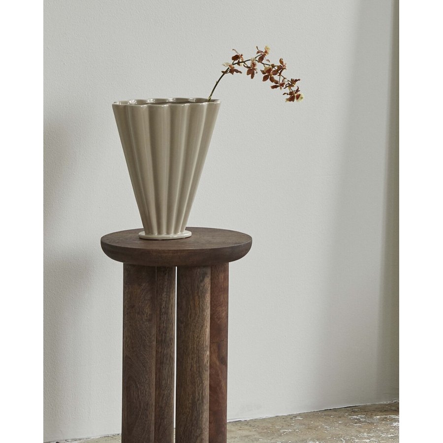 Nordal Colla Vase H28,5 cm, Sand