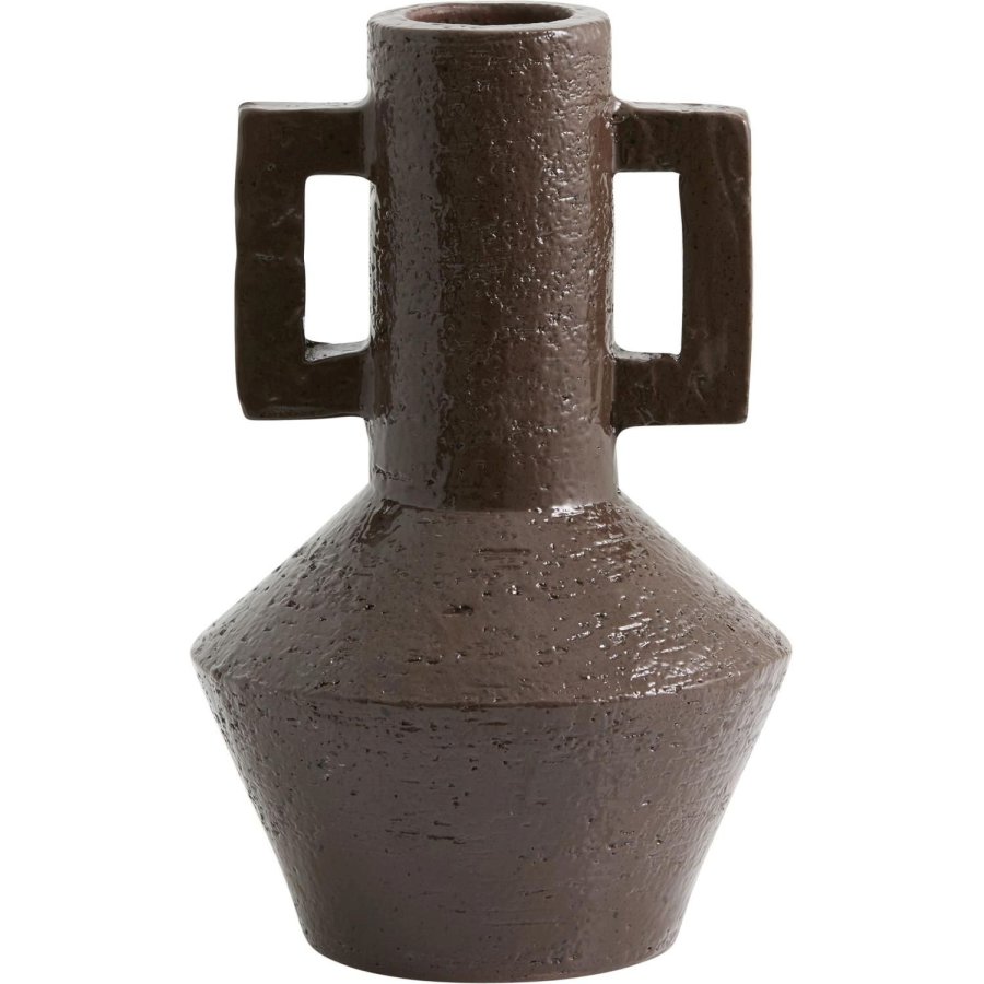 Nordal Rudis Vase H20,5 cm, M�rkebrun