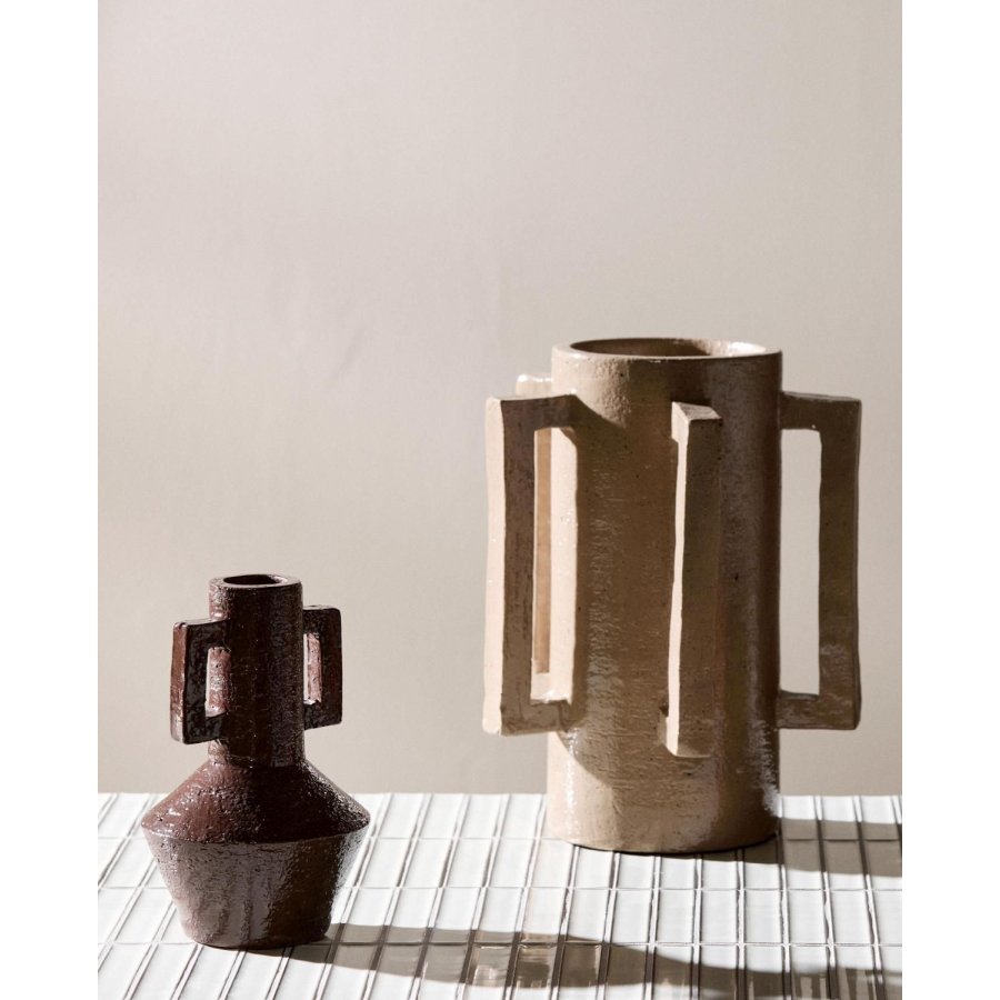Nordal Angulus Vase H30 cm, Sand