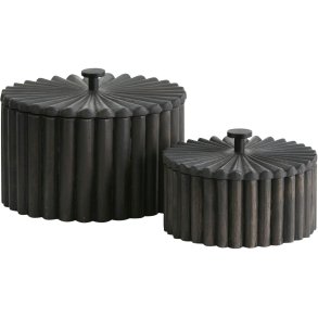 Nordal Riba Opbergdoos 2-delige set, Zwart